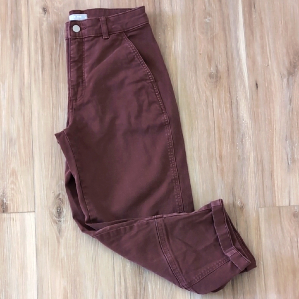 Everlane Barrel Pants In Rosewood